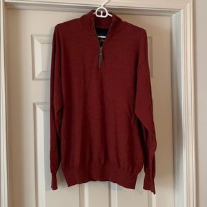 Orvis half-zip men’s wool sweater